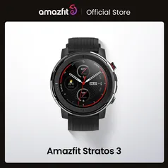 Smartwatch Amazfit stratos 3 versão global GPS Exercício