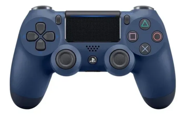 (Nv6) Controle joystick sem fio Sony PlayStation Dualshock 4 midnight blue