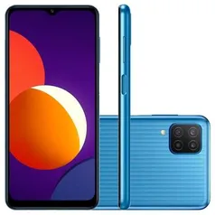 KaBuM! - Smartphone Samsung Galaxy M12 64GB, 4GB RAM, Octa-Core, Câmera Quádrupla, 5000mAh, Azul - SM-M127FLBSZTO