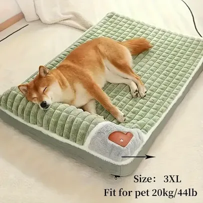 Cama Pet - Tapete para Cachorro, para as Quatro Estações,  Tapete de Chão Removível e Lavável no Inverno para Dormir