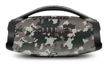 [Cliente Sam's Club] Caixa de Som Boombox Aiwa Cinza Camuflada