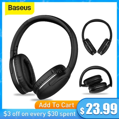[CONTAS NOVAS] Fone Baseus d02 Pro Bluetooth | R$49
