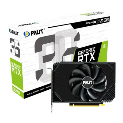Placa de Vídeo Palit NVIDIA GeForce RTX 3060 StormX, 12GB, GDDR6, 192bit | R$4850