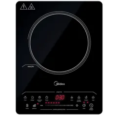 Cooktop de Indução Portátil 1 Boca Midea CYAD12 2000W Preto 220V