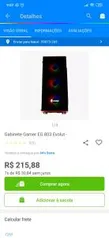 Gabinete Gamer EG 803 - Evolut | R$216