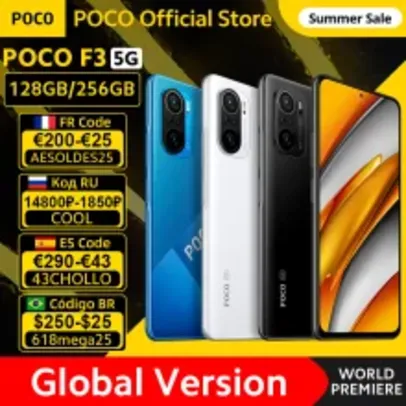 Smartphone POCO F3 8/256 | R$1851
