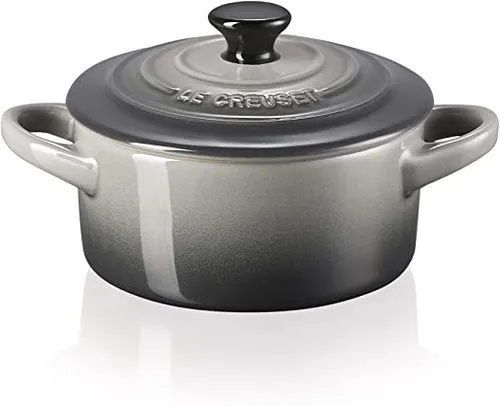 Seleção de Mini Cocotte de Ceramica Botao Preto 10 cm Nectar Le Creuset