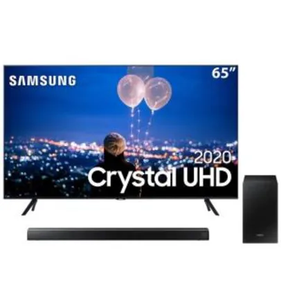 Smart TV LED 65" UHD 4K Samsung 65TU8000 + Soundbar Samsung HW-T550 - 320W | R$ 4.300