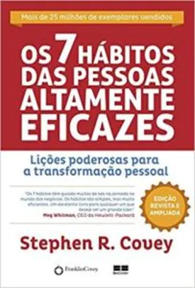 Livro - Os 7 Hábitos das Pessoas Altamente Eficazes - R$22,40