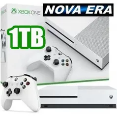 Xbox One S - 1TB - NOVO - Cor Branca - R$1090