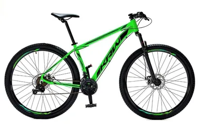 Foto do produto Bicicleta Aro 29 KRW Alumínio 27 Velocidades Freio A Disco Suspensão Dianteira Mountain Bike S7