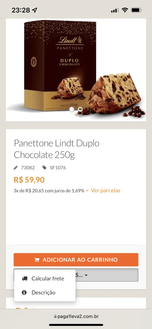 Imagen na descrição da promoção