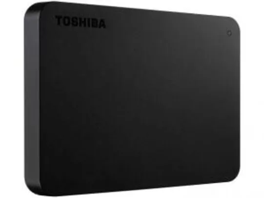 HD Externo Toshiba Canvio Basics 2TB HDTB420XK3AA USB 3.0 Preto | R$409