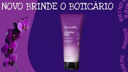 VOLTOU - Brinde Boticário - Nativa Noire