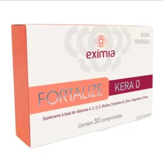 Exímia Fortalize Kera D com 30 Comprimidos - Eximia - Nutricosméticos 