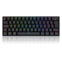 Teclado Mecânico Gamer Redragon Draconic Pro, RGB, Switch Brown, ABNT2, Preto - K530RGB-PRO (PT-BROW