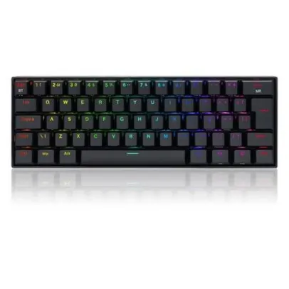 Teclado Mecânico Gamer Redragon Draconic Pro, RGB, Switch Brown, ABNT2, Preto - K530RGB-PRO (PT-BROW