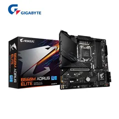 Placa mãe Gigabyte B560m Aorus Elite Micro Atx Intel Ddr4 5333(o.c.) 128g Sata M.2 Support Lga 1200.