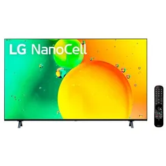 Smart TV LED UHD 50'' LG, 4K NanoCell, 3 HDMI, 2 USB - 50NANO75SQA