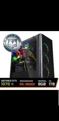 PC GAMER T-POWER MAJOR EDITION AMD RYZEN 5 2600X / GEFORCE GTX 1070 TI / DDR4 8GB / HD 1TB - R$3599