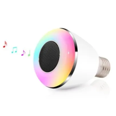 BL-08A - Lampada de LED c/ alto-falante por R$64