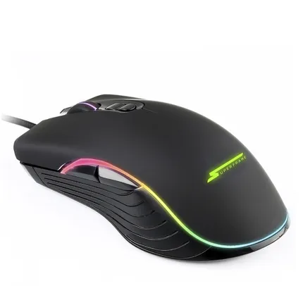 Mouse Gamer SuperFrame MITO, 12000 DPI, RGB, 7 Botões, Black