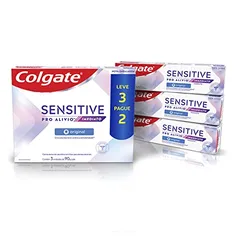 (APP) Creme Dental para Sensibilidade Colgate Sensitive Pro-Alívio Imediato Original 90g - Leve 3 Pague 2