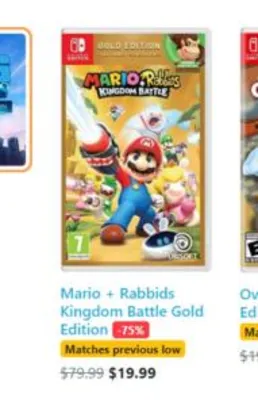 Mário + Rabbids Kingdom Battle Gold Edition - Nintendo Switch