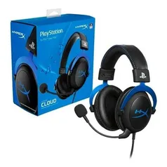 Headset Gamer HyperX Cloud, Drivers 53mm, PS5 e PS4 | R$400