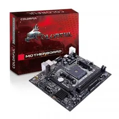 Placa Mãe Colorful A320M-K PRO V14, Chipset A320, AMD AM4, MATX, DDR4 | R$349