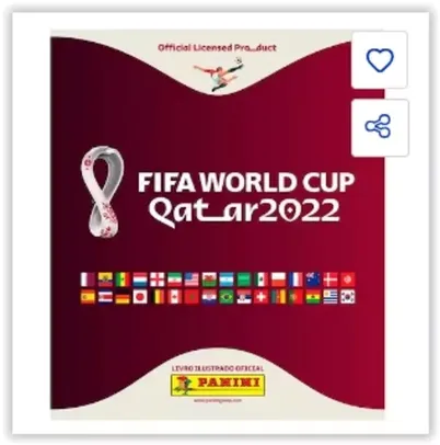 Álbum da Copa do Mundo Qatar 2022 - Brochura - Editora Panini