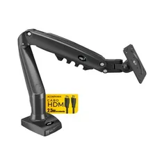 Suporte Multiarticulado de Mesa ELG com Pistão a Gás para Monitores de 17"a 35" + Cabo HDMI 2.5m - F98HDMI