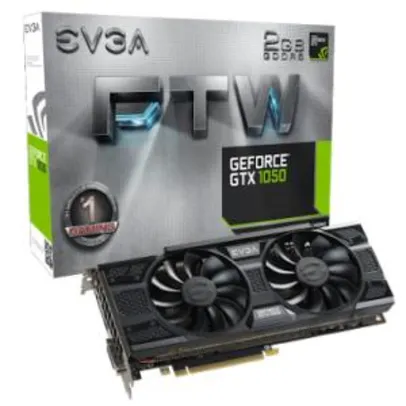 Placa de vídeo Geforce GTX 1050 FTW DT Gaming ACX 3.0 2 GB - R$765