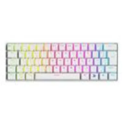 Teclado Mecânico Gamer KBM! GAMING TG600, Branco, ABNT2- KGTG600BRMA