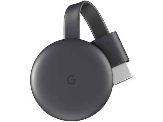 Chromecast 3 Streaming Device Google - Full HD Conexão HDMI 