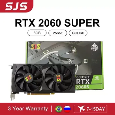 Placa de vídeo RTX 2060 SUPER 8GB SJS