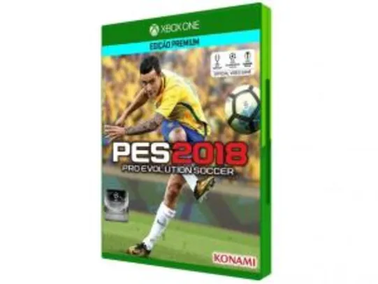 JOGO PES 2018 - Pro Evolution Soccer - Xbox One - R$99,00