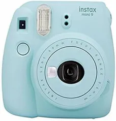 Câmera Instantânea Instax Mini 9, Fujifilm, Azul Acqua R$ 299