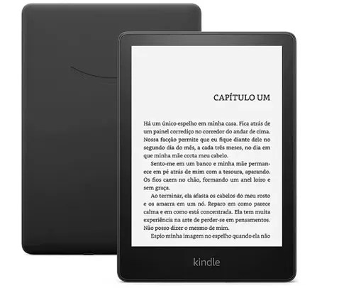 Kindle Paperwhite Amazon 11ª Geração com 16GB, Tela de 6,8" e Iluminação Embutida – Preto