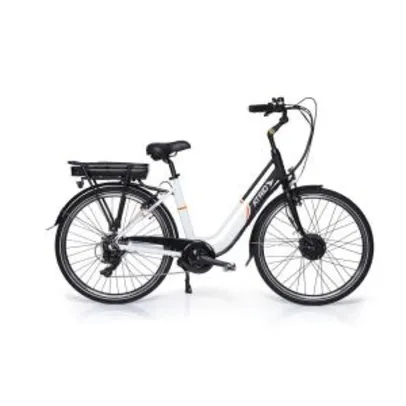 [AME R$ 2100] Bicicleta Elétrica Atrio Barcelona Aro 26 250W Preto/Branco – BI183