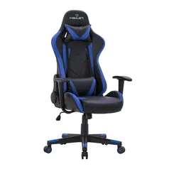 Cadeira gamer Strike Healer TM preto/azul