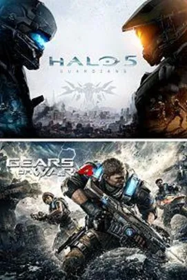 Pacote Gears of War 4 e Halo 5: Guardians - Xbox One (R$63,20 com Live Gold)