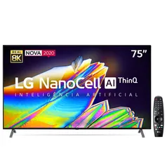 Smart TV LED 75" UHD 8K LG 75NANO95 NanoCell, IPS, Bluetooth, HDR