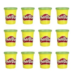 Massinha Play-Doh Cor Verde E4828 HASBRO - 12 UNIDADES 