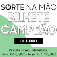 [MEMBERS] PROMOÇÃO SORTE NA MÃO BILHETE PREMIADO - OUTUBRO BILHETE 2