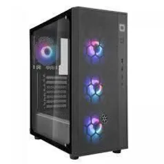 Gabinete SilverStone Fara R1 Pro, Mid Tower, Vidro Temperado, 4 fans RGB. R$429