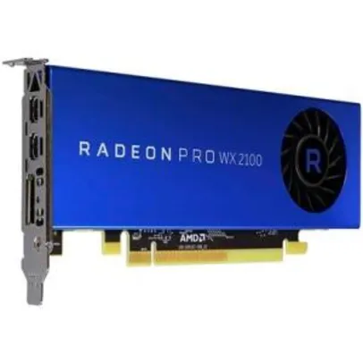 Saindo por R$ 570: Placa de Vídeo AMD Radeon Pro WX 2100, 2GB, GDDR5 - R$570 | Pelando