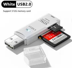 Micro leitor de cartão sd 2 em 1, adaptador usb 3.0