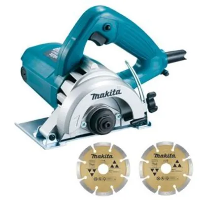 Serra mármore 4.3/8" 1.300 watts com 2 discos - 4100NH3ZX2 Makita 37%OFF