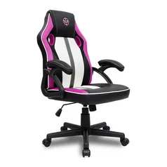 Cadeira Gamer TGT Fury, Preto e Rosa,  TGT-FUR-PINK